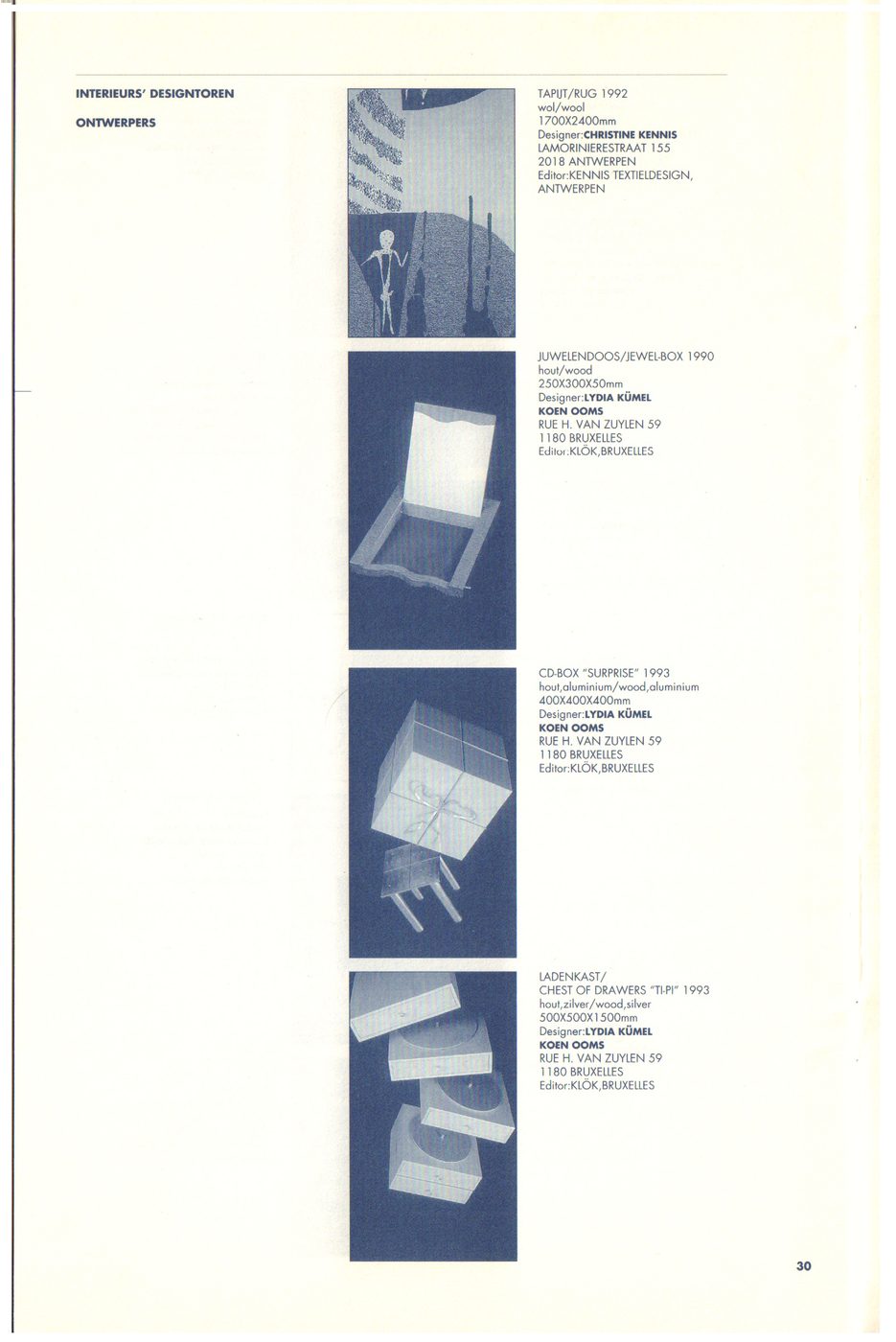INTERIEURS’ DESIGNTOREN — page 2