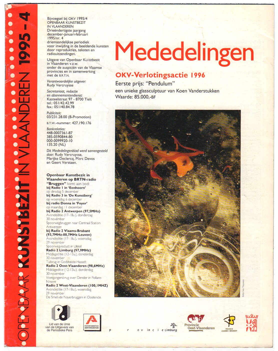 MEDEDELINGEN — page 1