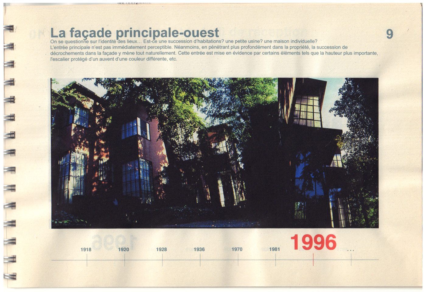 Une maison Bauhaus à Bruxelles 1996 — page 10