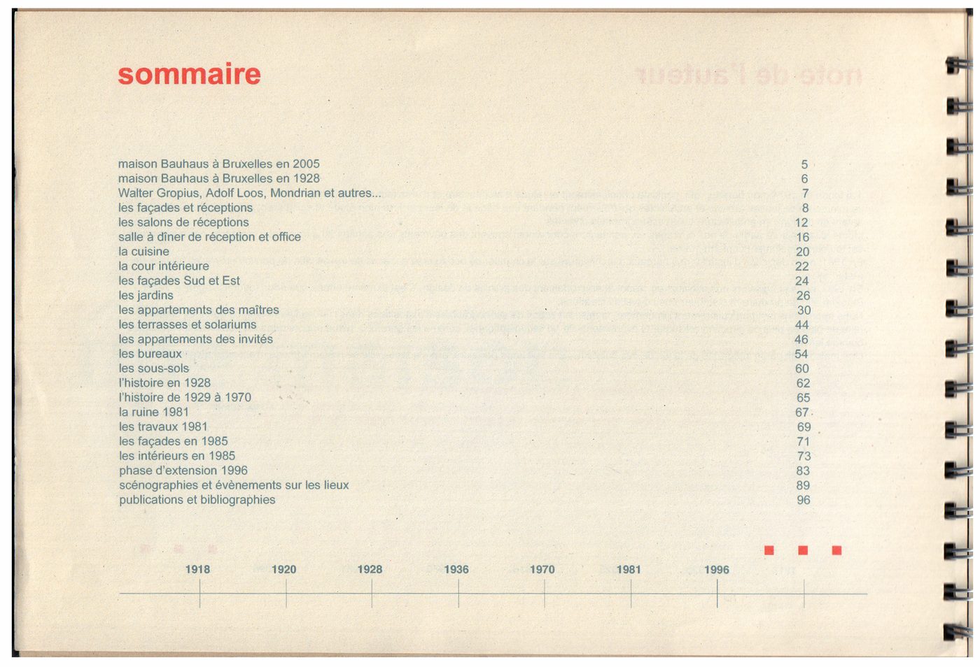Une maison Bauhaus à Bruxelles 1996 — page 3