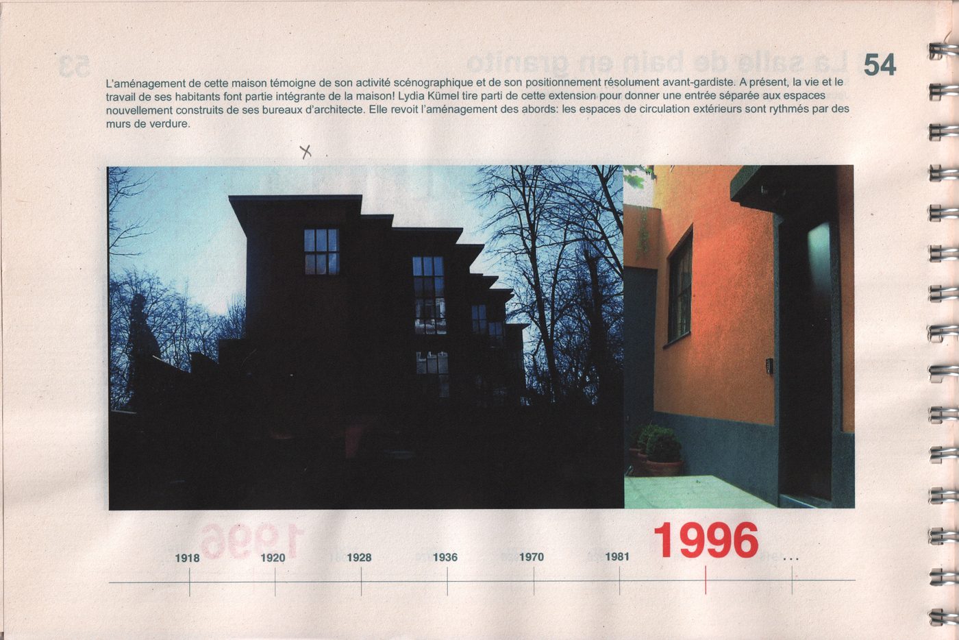 Une maison Bauhaus à Bruxelles 1996 — page 54