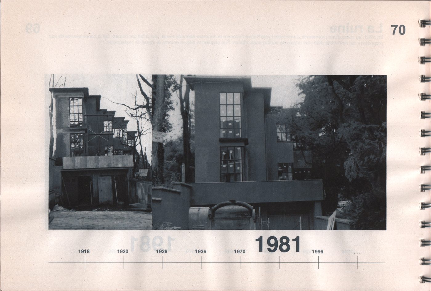 Une maison Bauhaus à Bruxelles 1996 — page 70