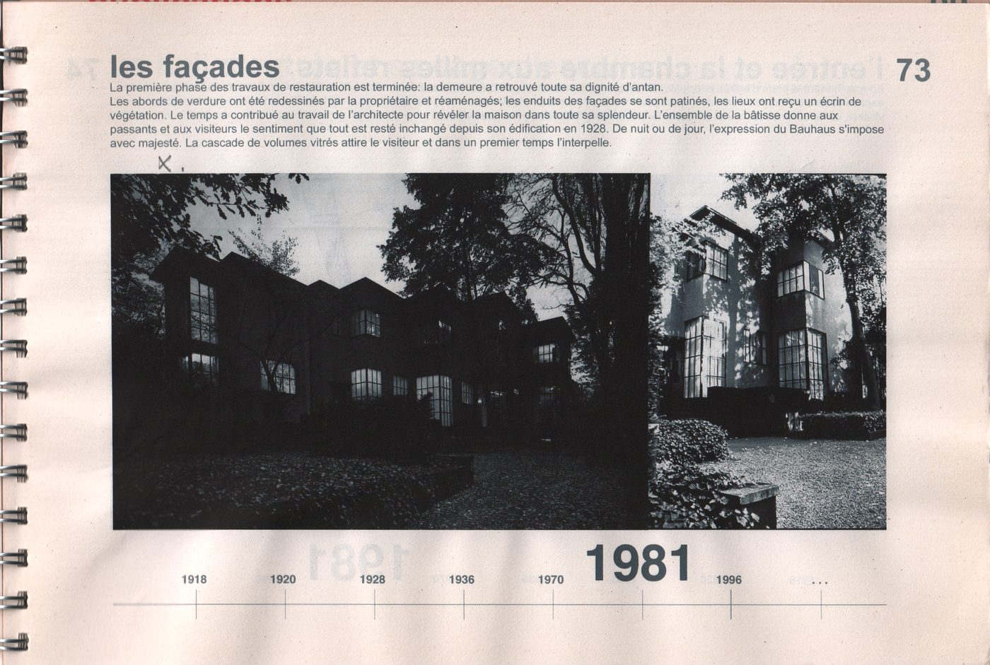 Une maison Bauhaus à Bruxelles 1996 — page 73