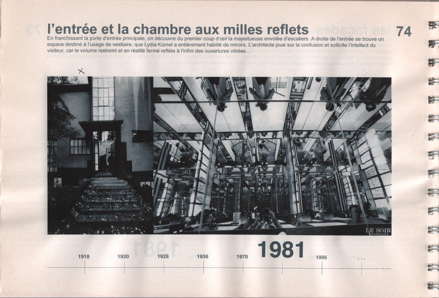 Une maison Bauhaus à Bruxelles 1996 — page 74